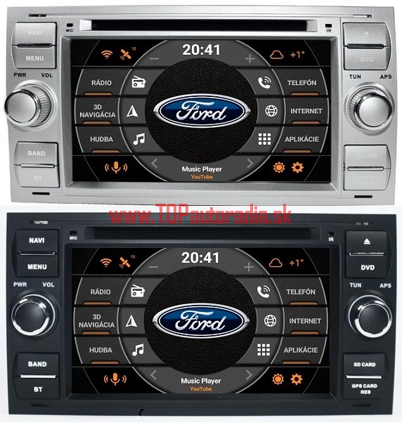 FORD ANDROID AUTORÁDIO s NXP DSP CARPLAY