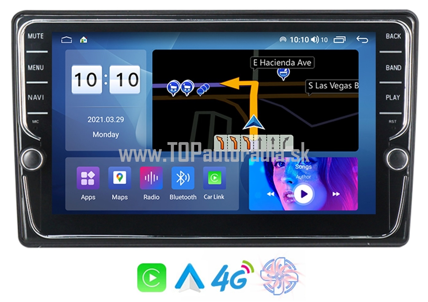 10" - 9" AUTORÁDIO ANDROID VW-ŠKODA-SEAT a CPU:8-jadrovy