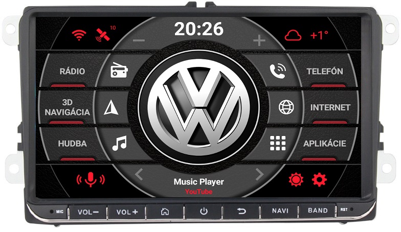 9" AUTORÁDIO ANDROID NXPFM pre VW-ŠKODA-SEAT